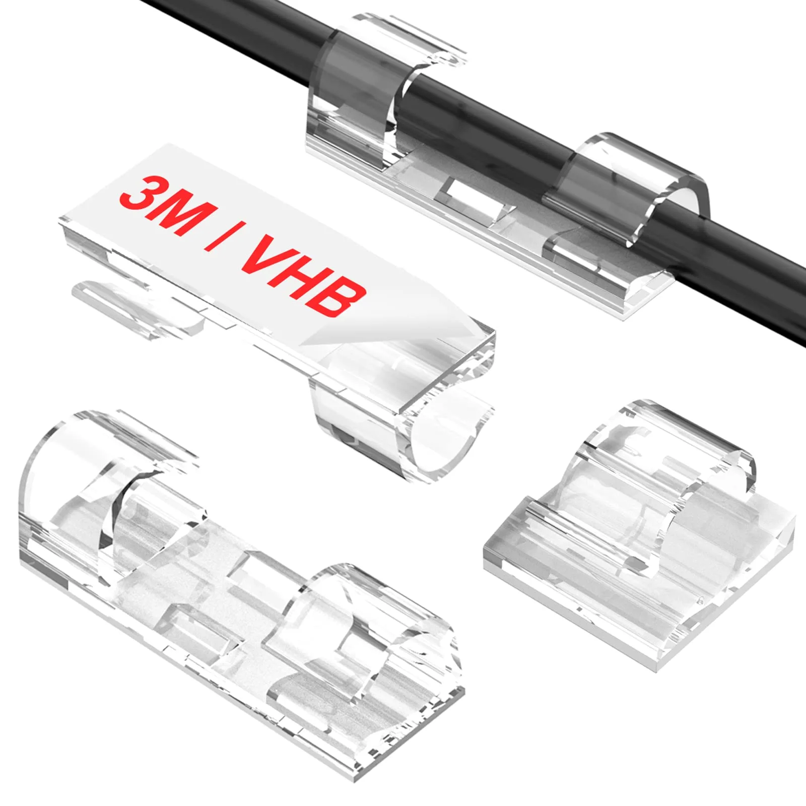 3M Command adhesive cable clips image 3