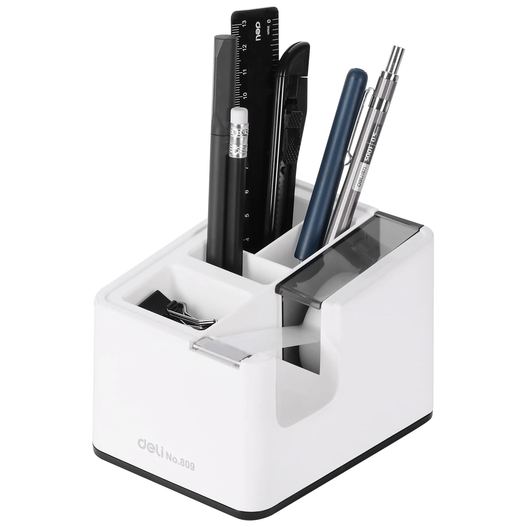 Deli 9373 desktop pen holder