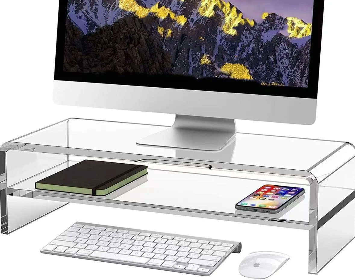FIZZ acrylic monitor riser stand