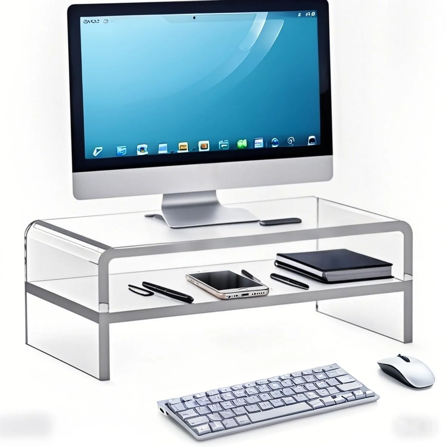 FIZZ acrylic monitor riser stand image 3