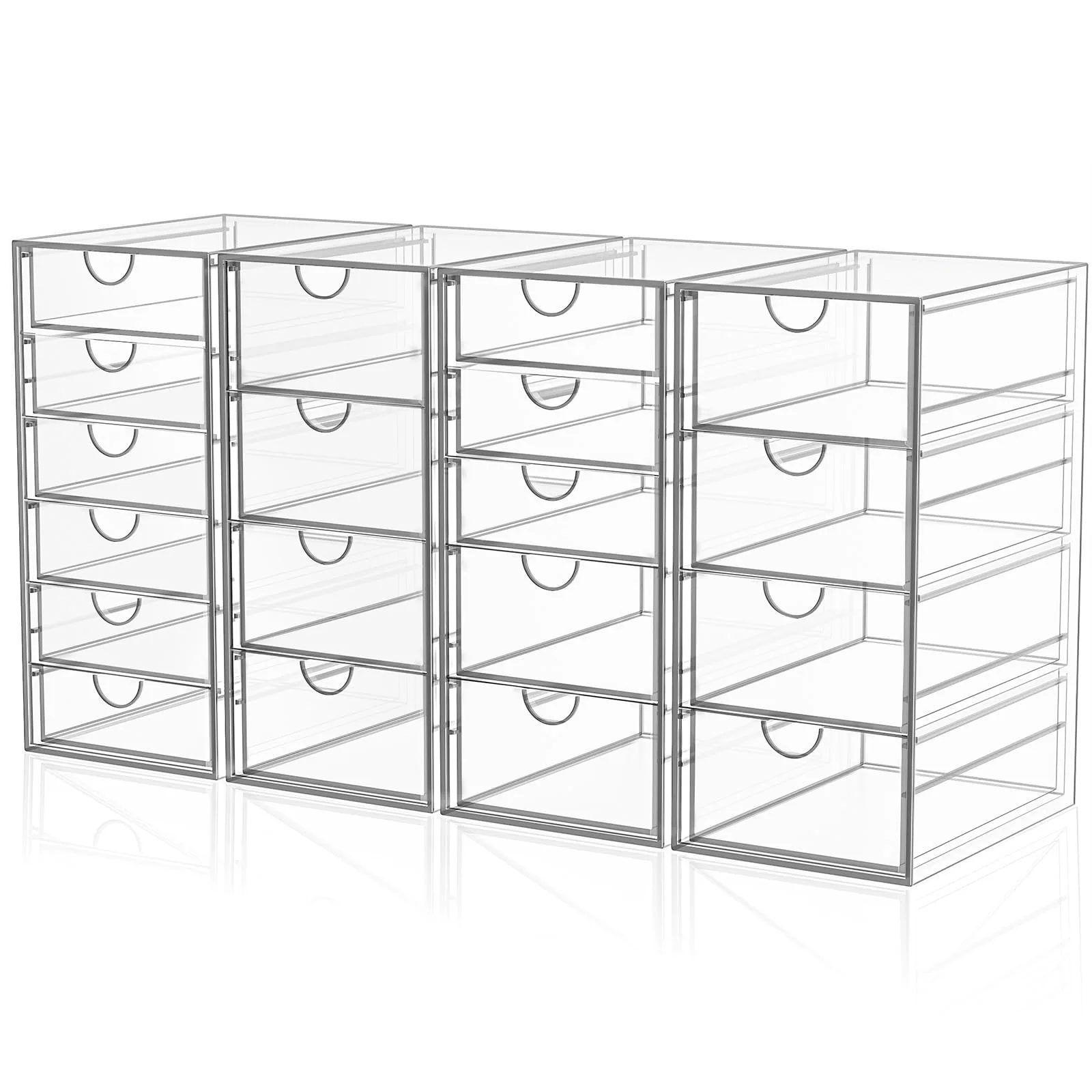 MUJI style acrylic desk organizer image 2
