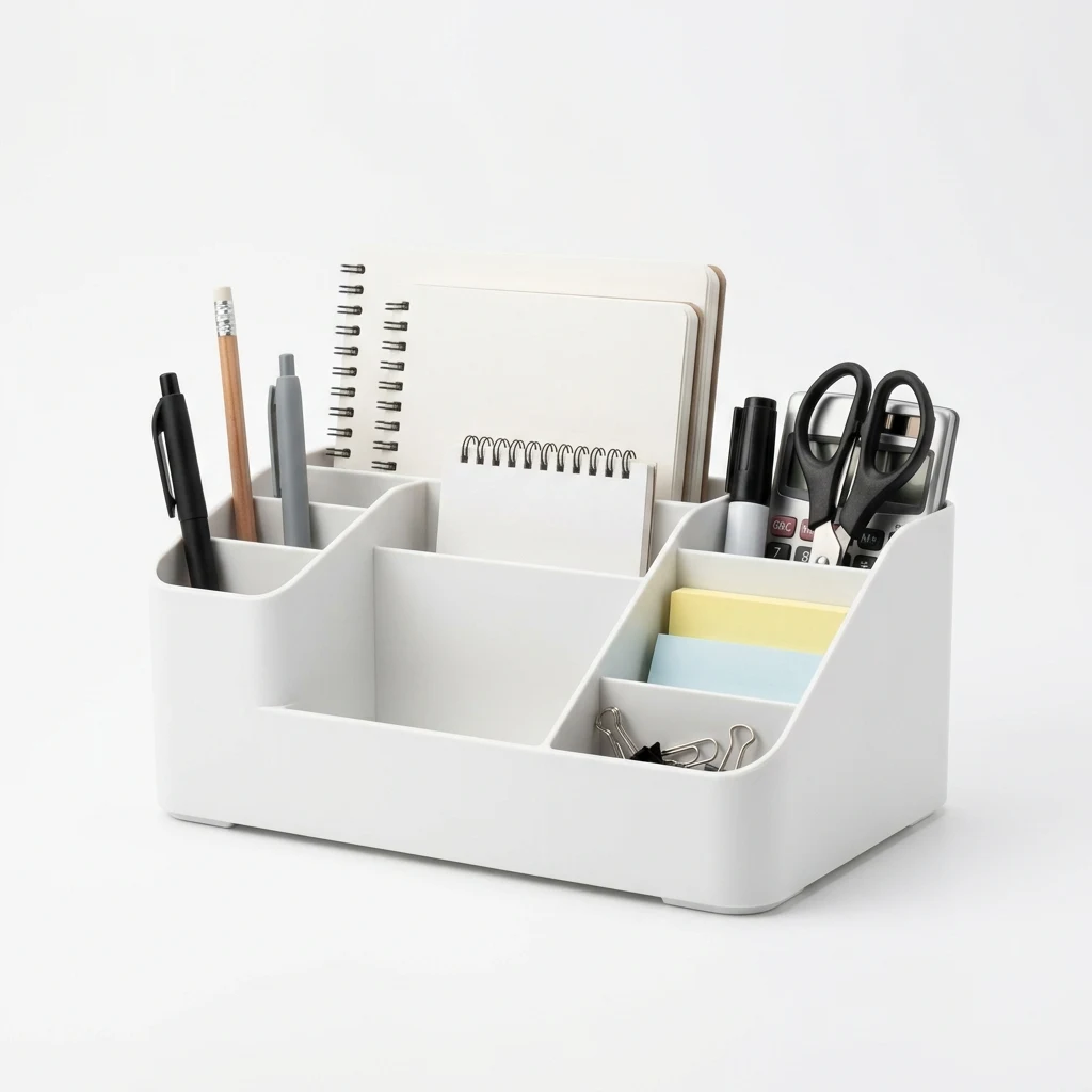 MUJI style acrylic desk organizer image 3