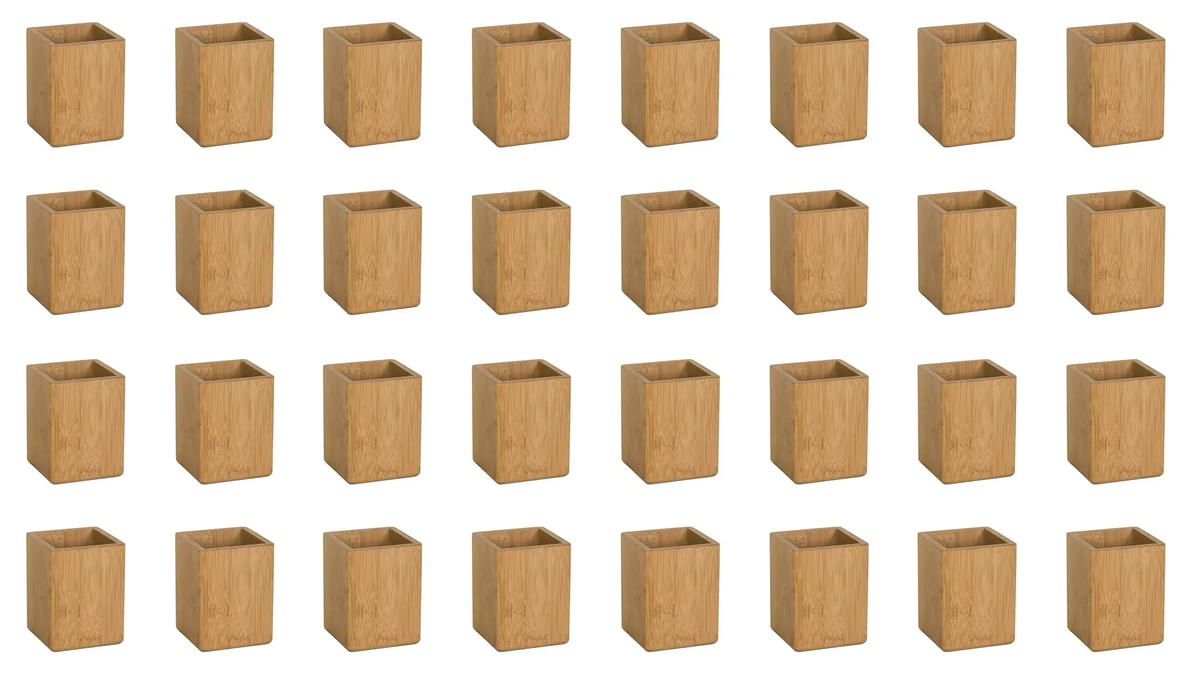 Osco bamboo pen pot holder
